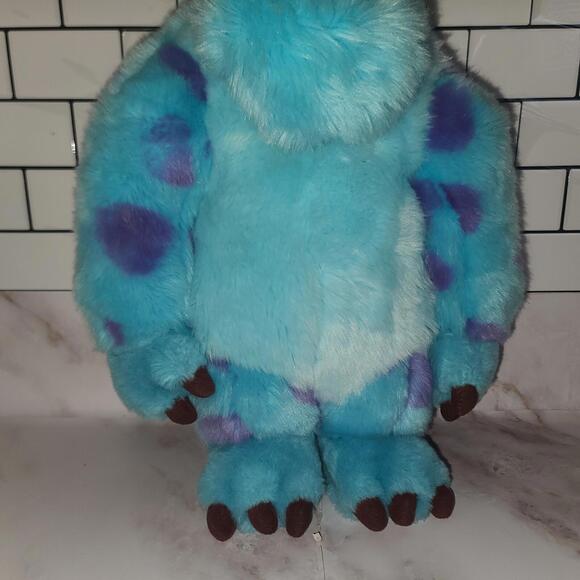 Disney Store Sully Monsters Inc Plush 16” Stuffed Animal Authentic Blue Monster - Picture 3 of 8
